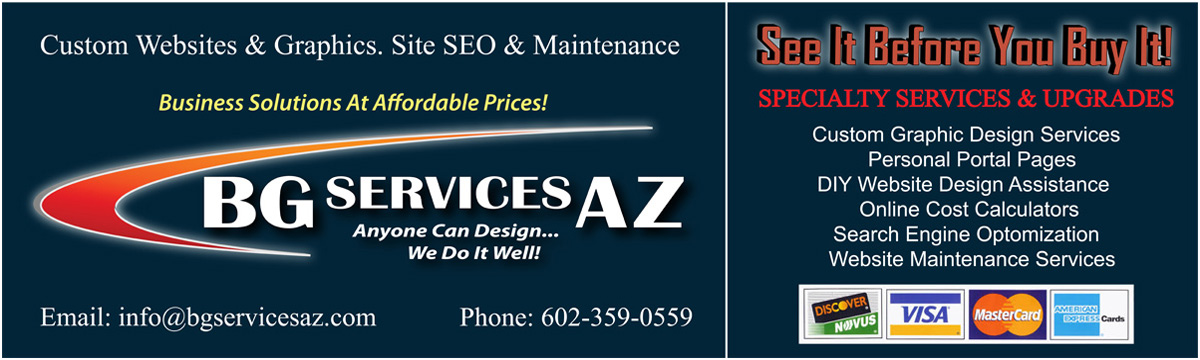 website and graphic design services